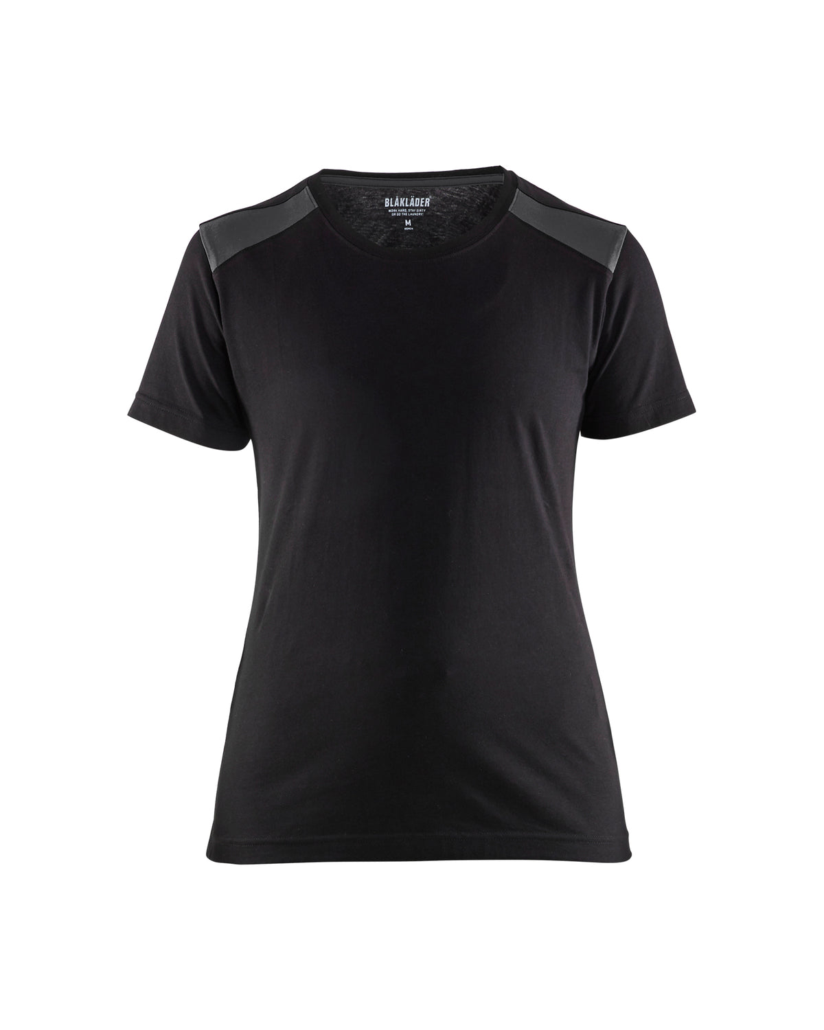 T-shirt Dames 3479 - Zwart/Donkergrijs