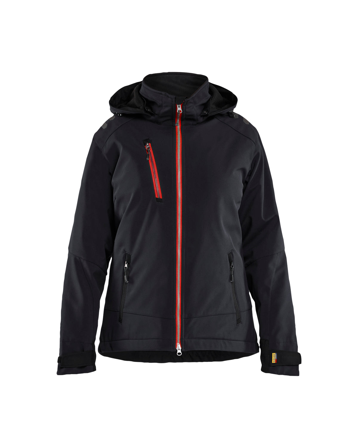 Softshell Jack Dames 4751 - Zwart/Rood
