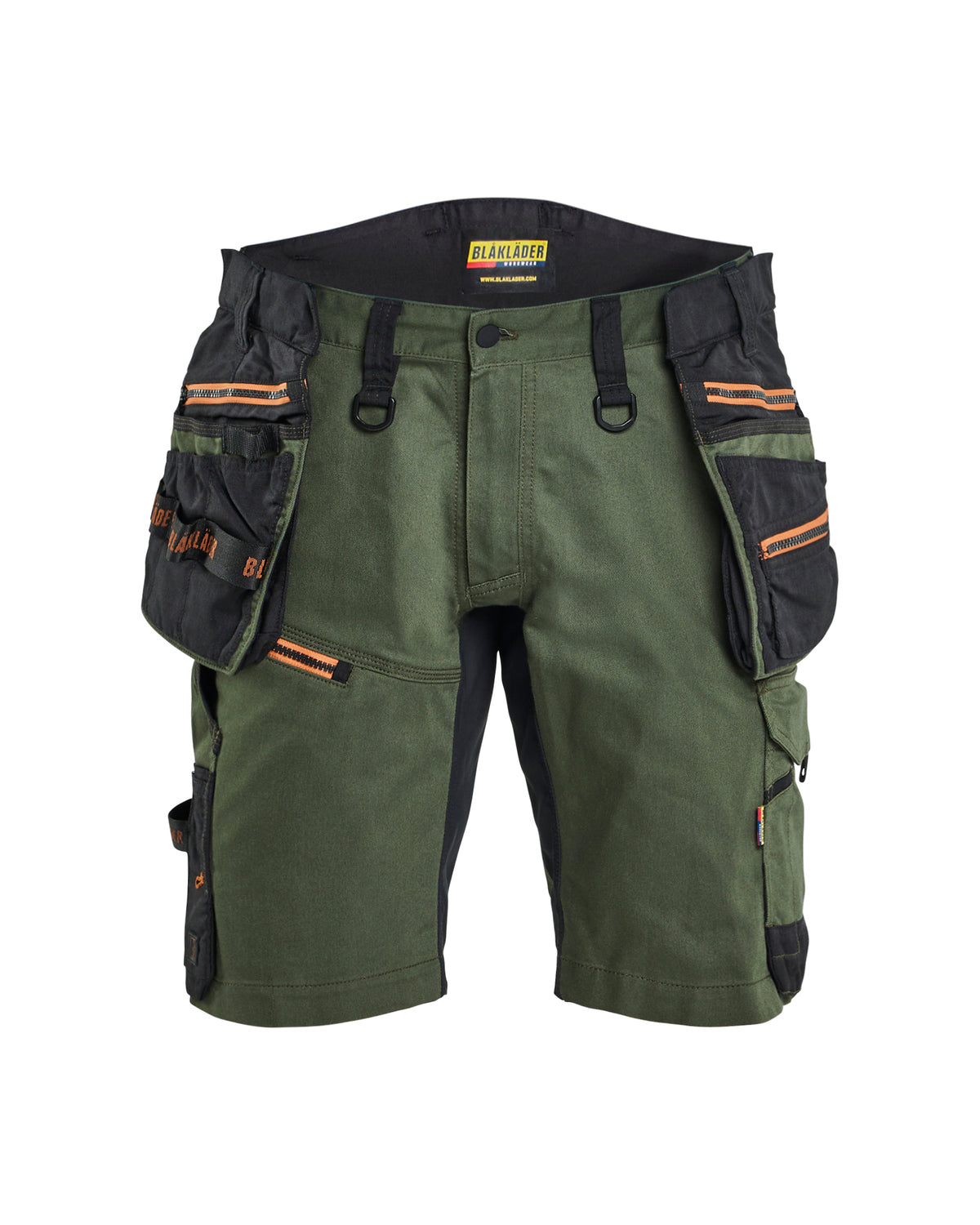 Werkshort STRIKER 1972 - Woudgroen/Roest