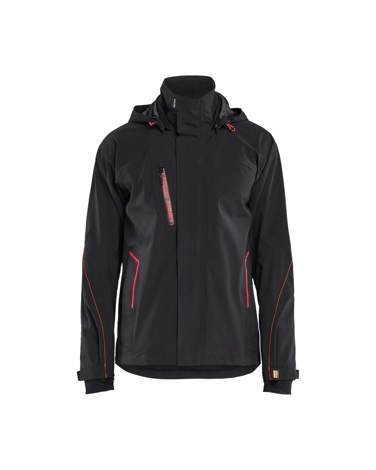 Shell Jack Stretch 4483 - Zwart/Rood