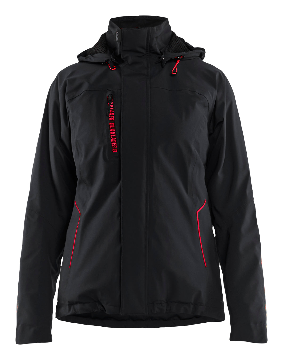 Winterjas Dames 4408 - Zwart/Rood