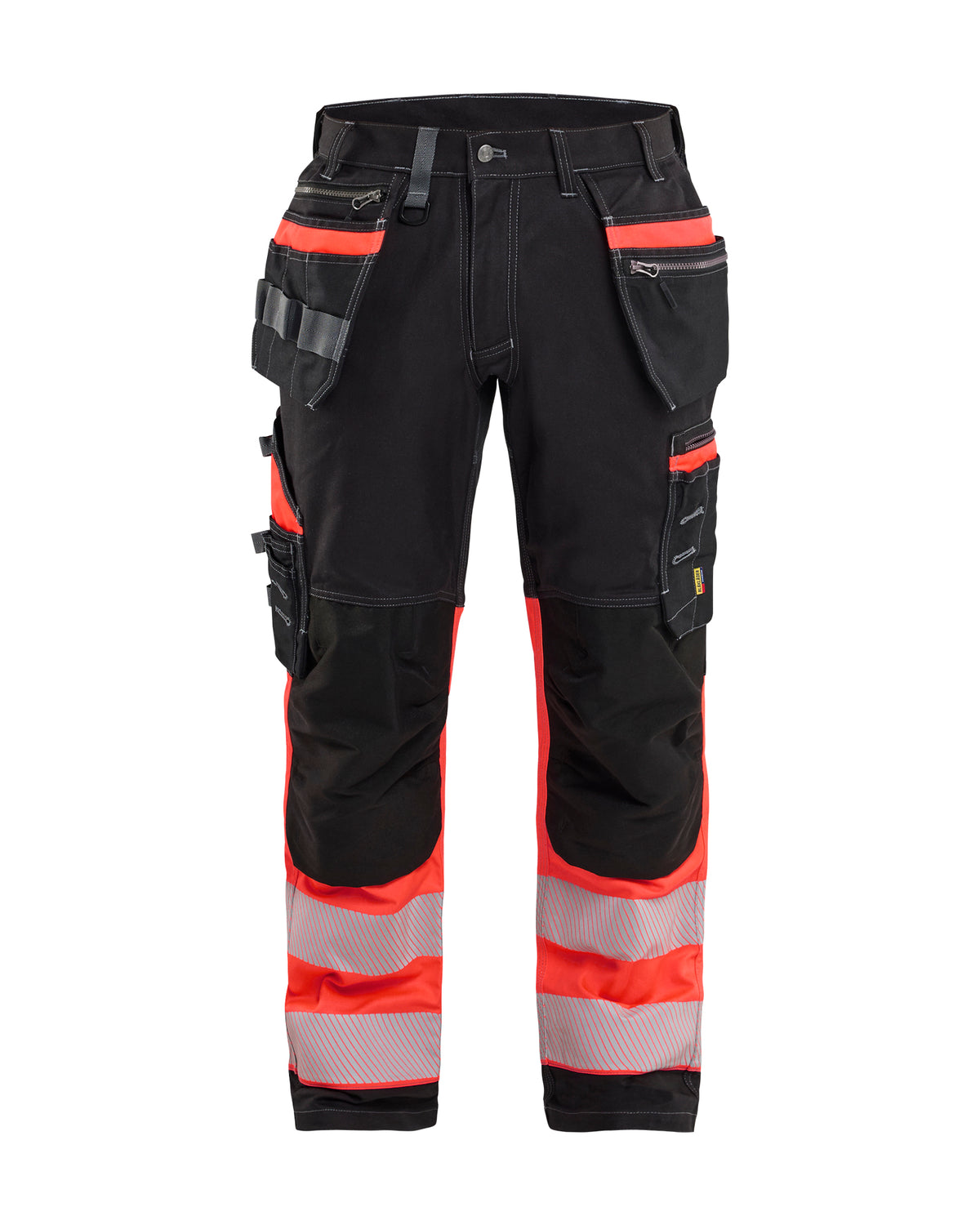 High-Visibility Werkbroek 1794 - Zwart/High Vis Rood
