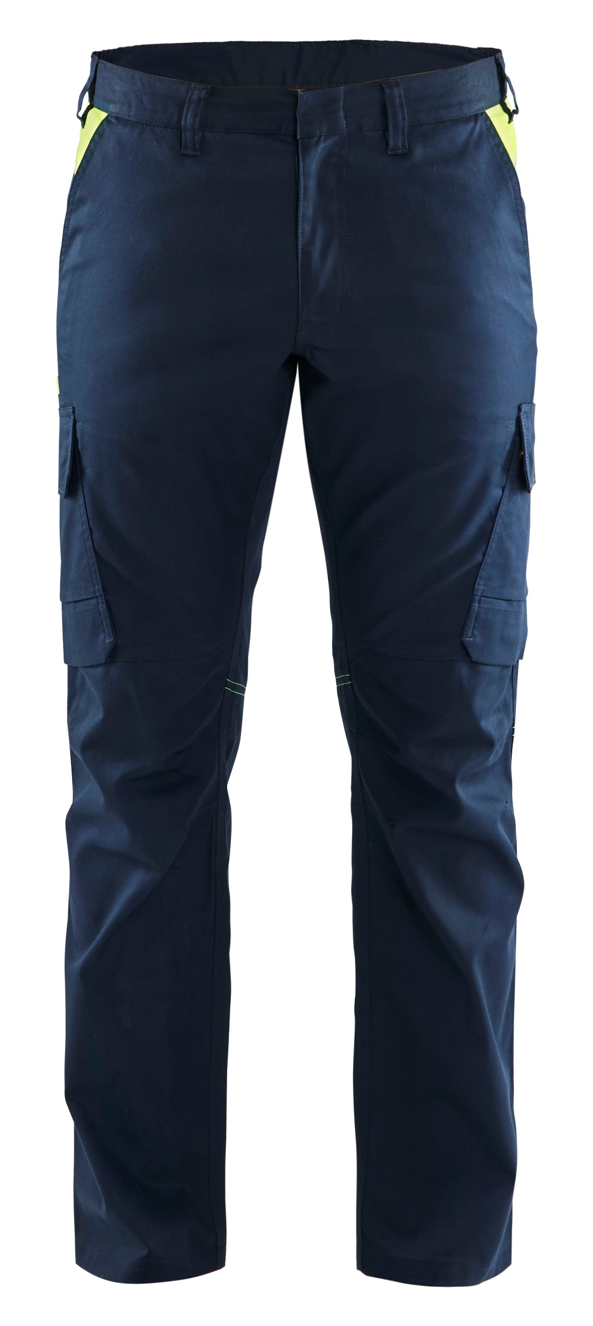 Werkbroek Industrie 1444 - Donker marineblauw/High Vis Geel