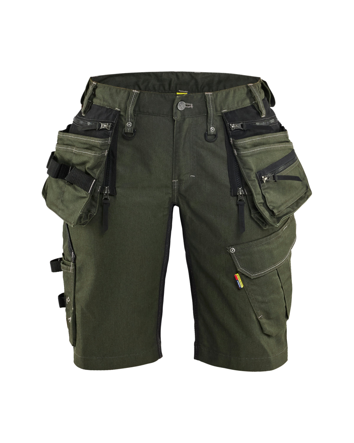 Short X1900 Dames - Donker herfstgroen/Zwart