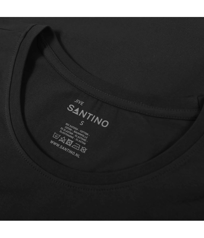 Jive Unisex T-shirt van Katoen en Elastaan