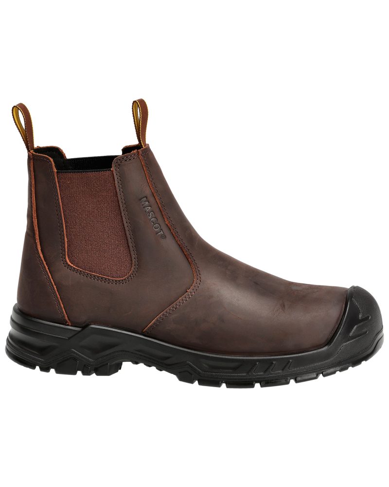 Veiligheidsschoenen hoog F1000 - 5009 - donkerbruin/zwart