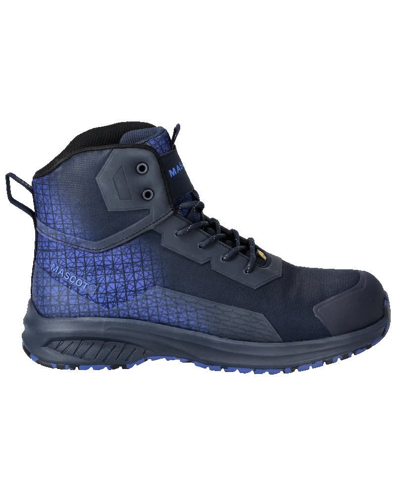 Veiligheidsschoenen hoog F1503 - Donkermarine/helderblauw (01091)