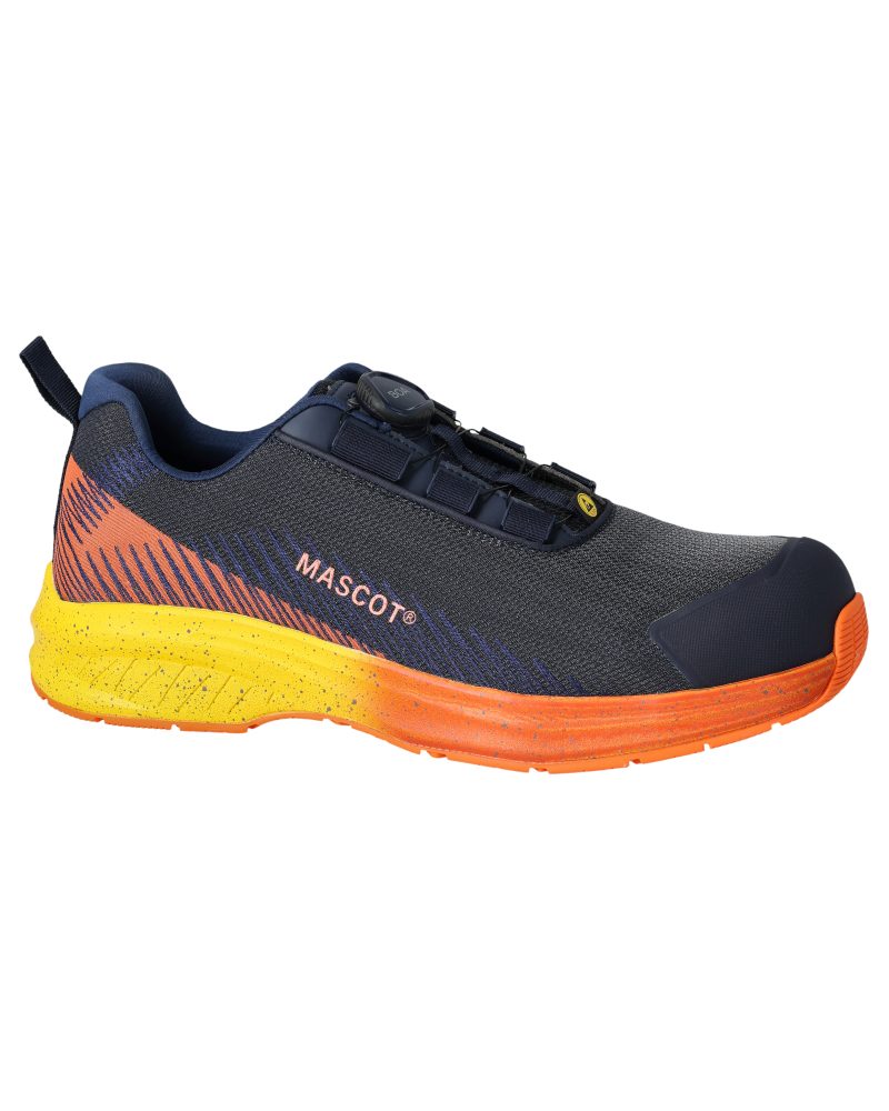 Veiligheidsschoenen laag F1601 - 01098 - donkermarine/helder oranje