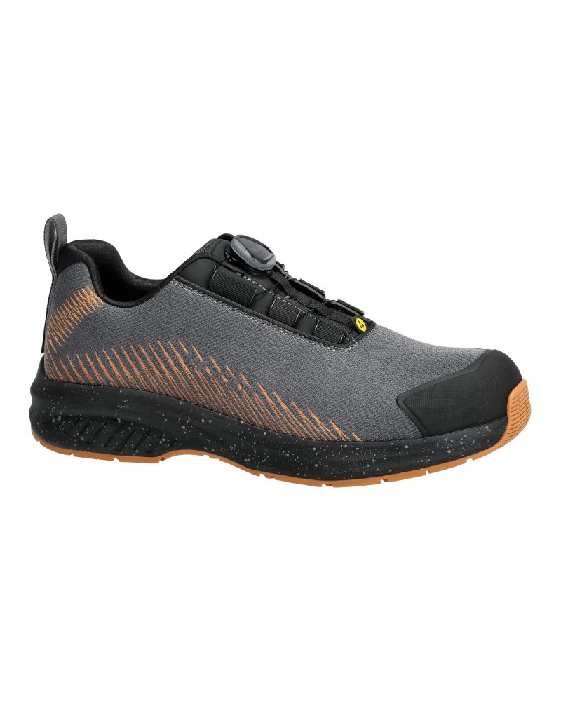 Veiligheidsschoenen laag F1601 - 8954 - steengrijs/notenbruin