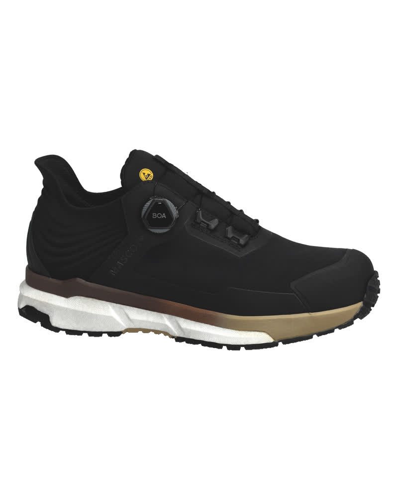 Veiligheidsschoenen laag F1680 - 0956 - zwart/donkerzand