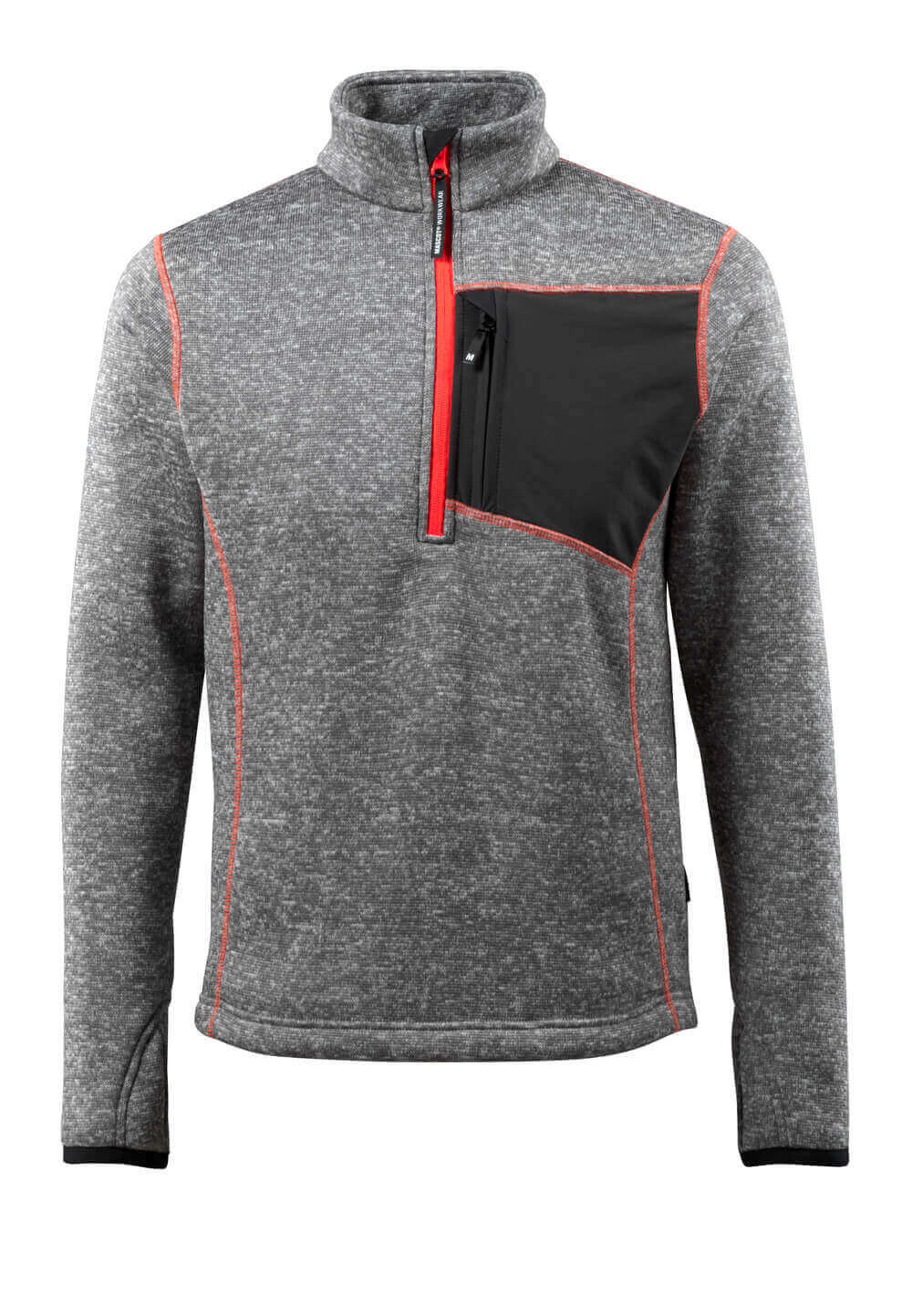 MASCOT Unisex Gebreide Trui met Korte Rits