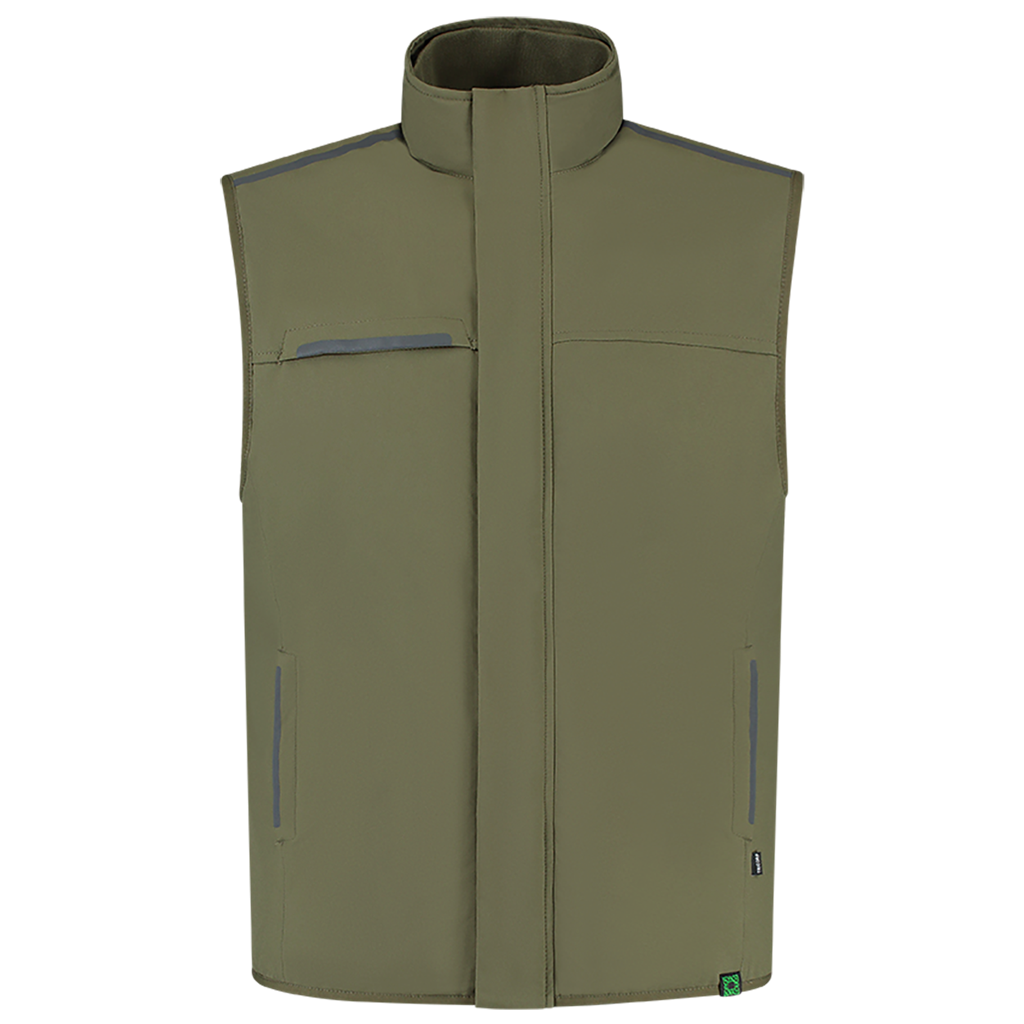 Tricorp Tech Shell Bodywarmer RE2050 402709 Dim Gray Bodywarmers Army / XS,Army / S,Army / M,Army / L,Army / XL,Army / XXL,Army / 3XL