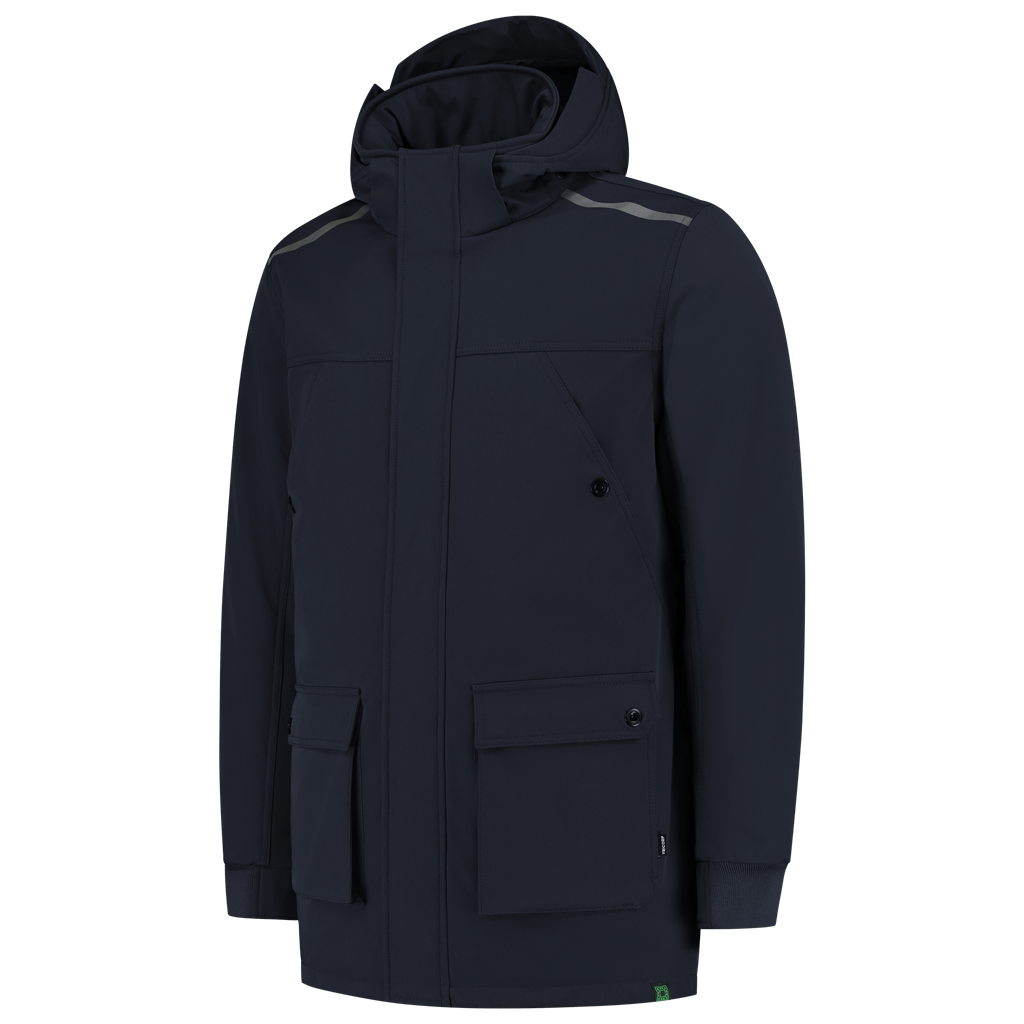 Tricorp Winter Softshell Parka Rewear 402713 Black Jassen Ink / XS,Ink / S,Ink / M,Ink / L,Ink / XL,Ink / XXL,Ink / 3XL
