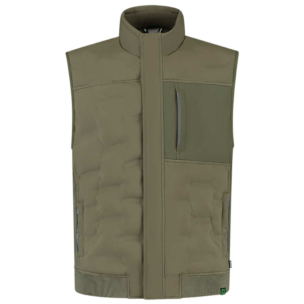 Tricorp Puffer Bodywarmer Rewear 402710 Dim Gray Bodywarmers Army / XS,Army / S,Army / M,Army / L,Army / XL,Army / XXL,Army / 3XL