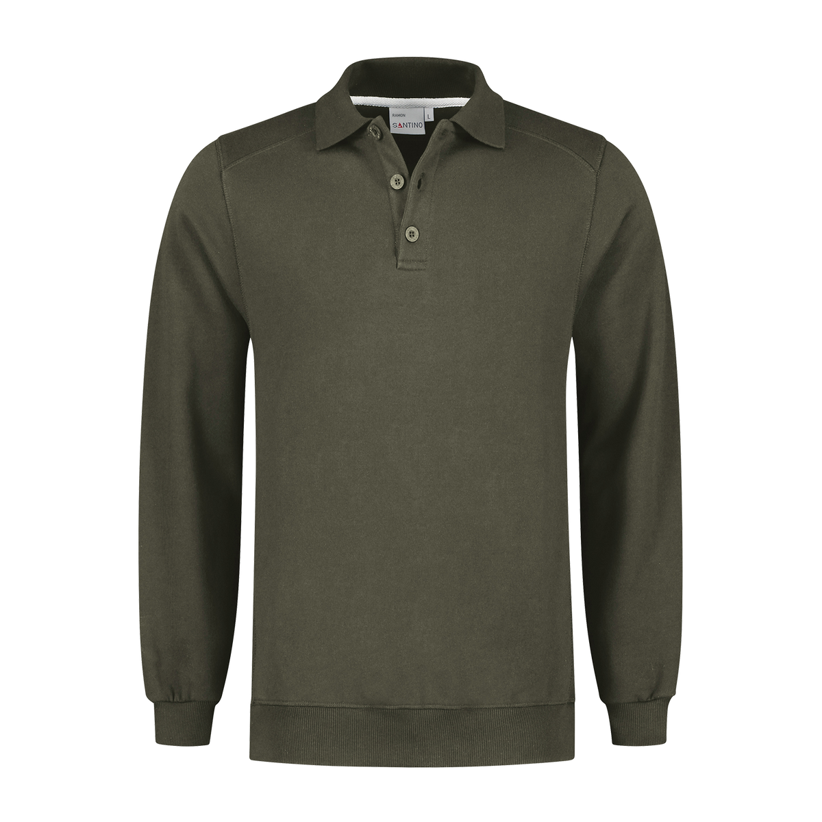 Ramon Unisex Polosweater van Katoen en Polyester