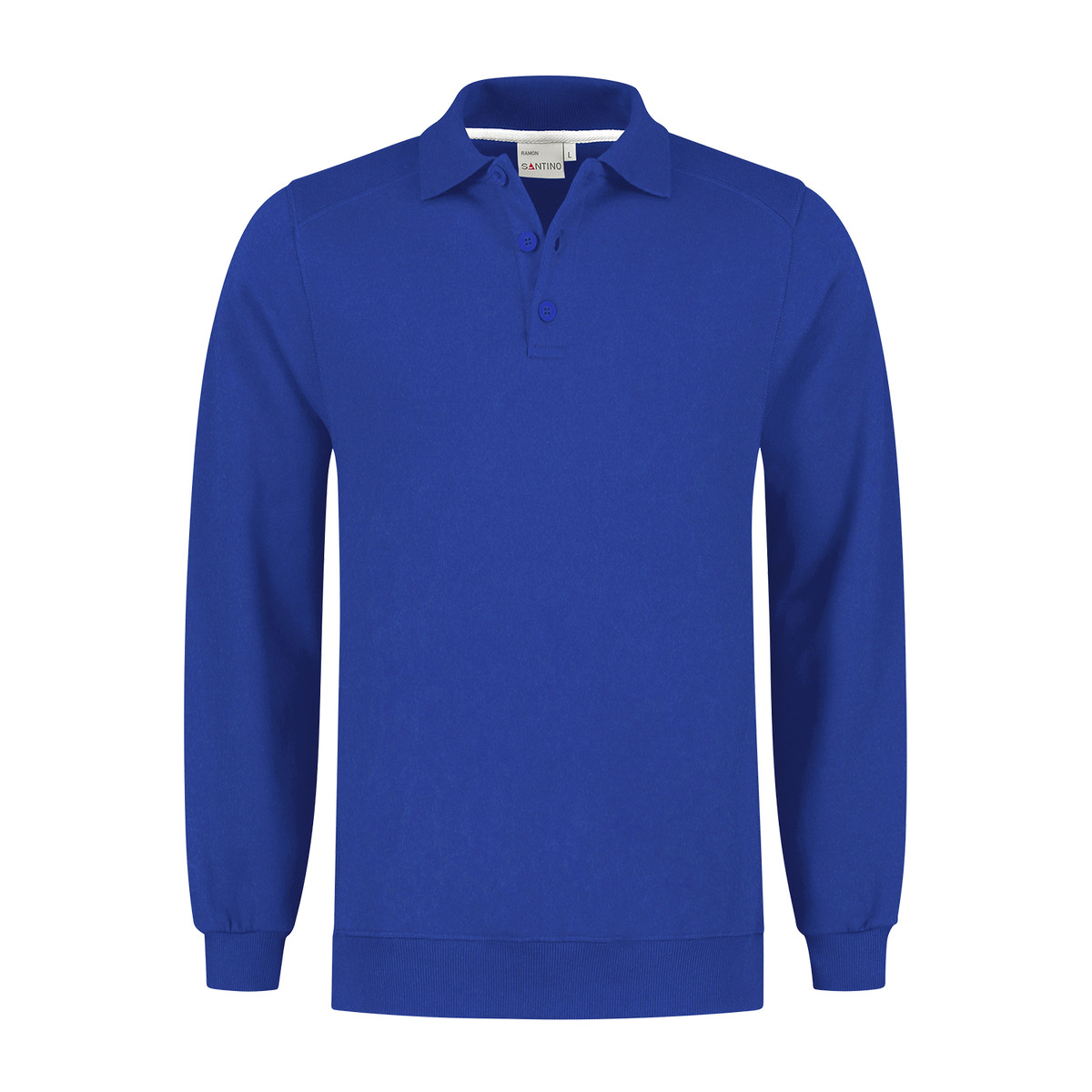 Ramon Unisex Polosweater van Katoen en Polyester