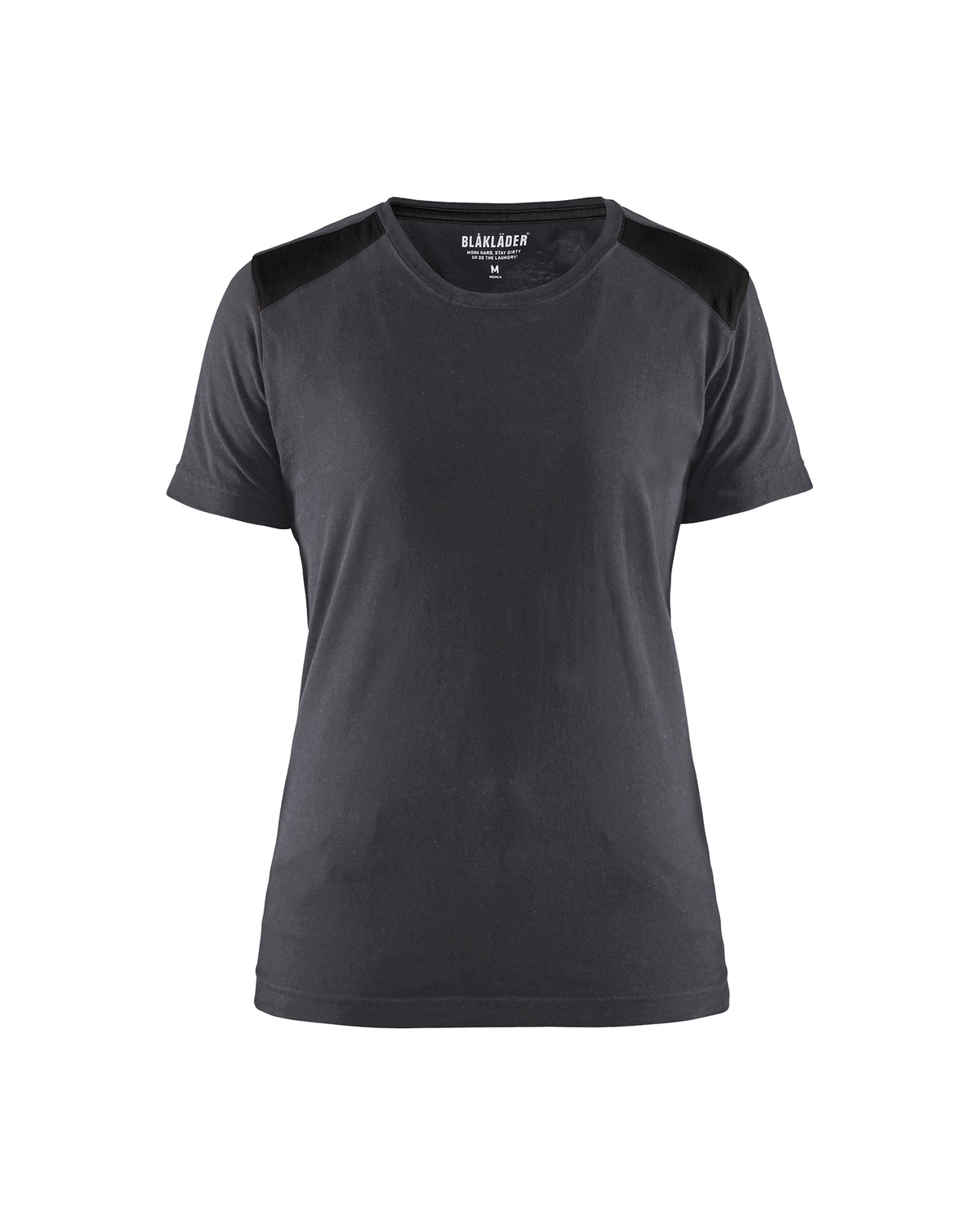 T-shirt Dames 3479 - Medium grijs/Zwart