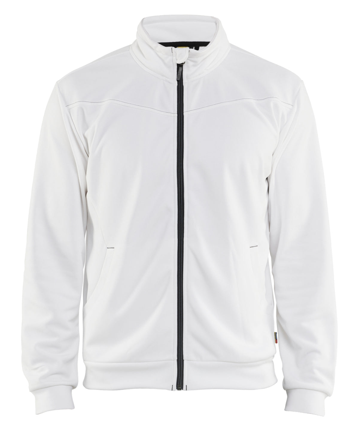 Sweatshirt met rits 3362 - Wit/Donkergrijs