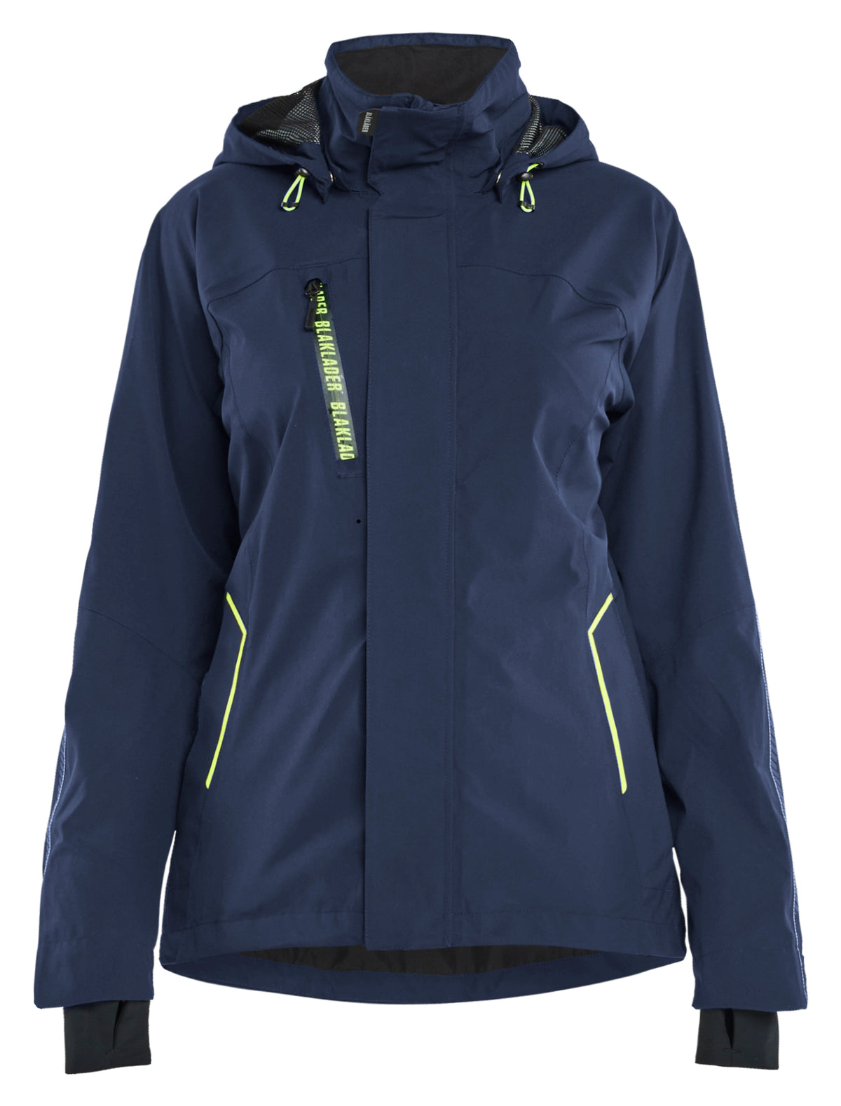 Shell Jack Dames 4403 - Donker marineblauw/High Vis Geel