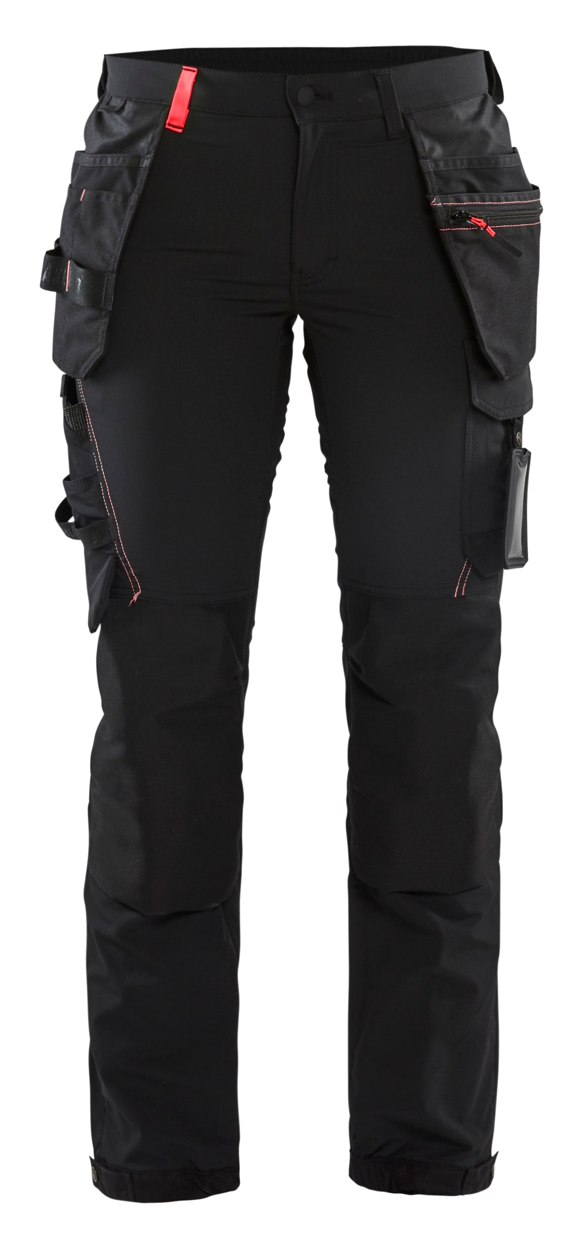Werkbroek Dames 7192 - Zwart/Rood