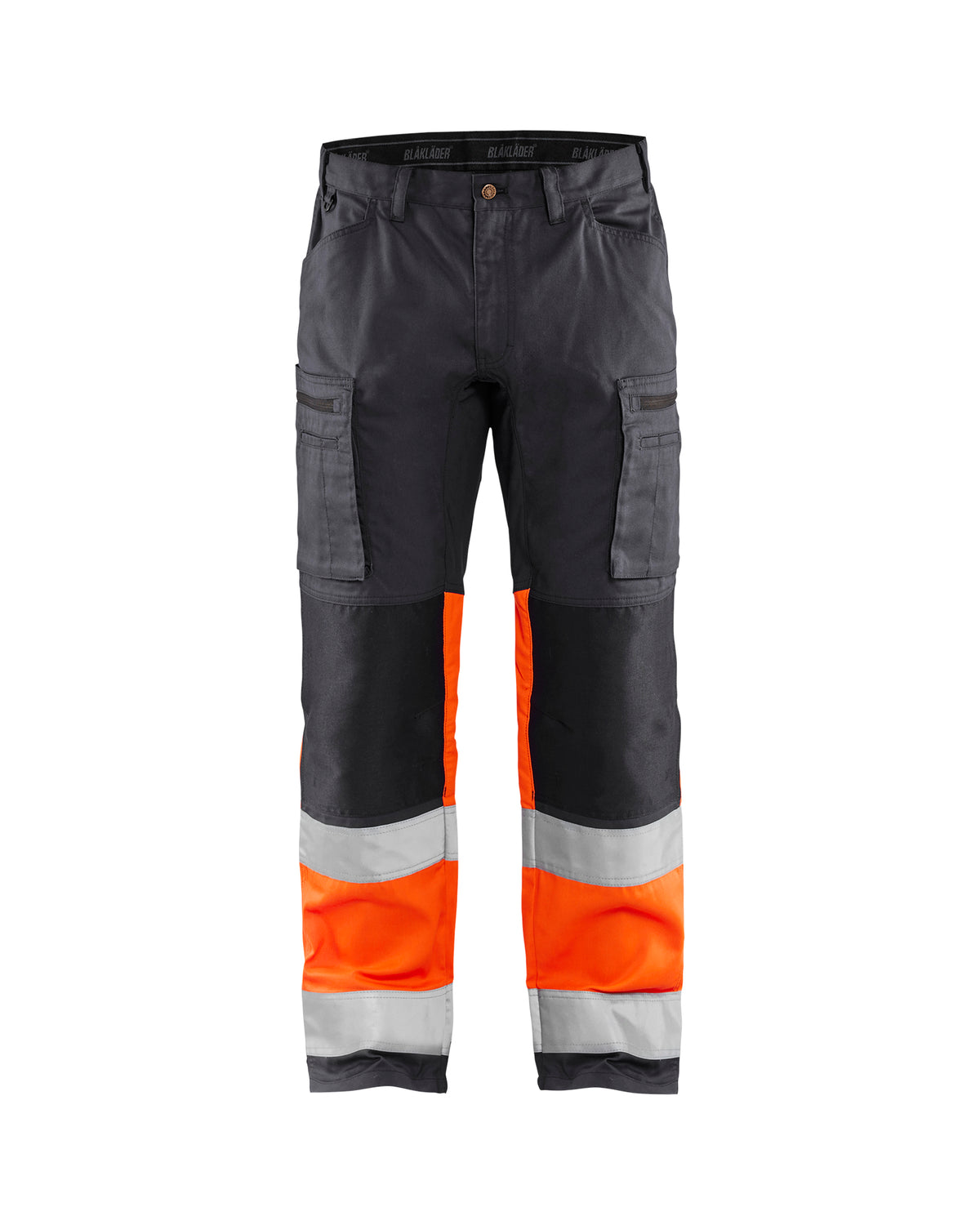 High-Visibility Werkbroek 1551 - Medium grijs/ High Vis Oranje