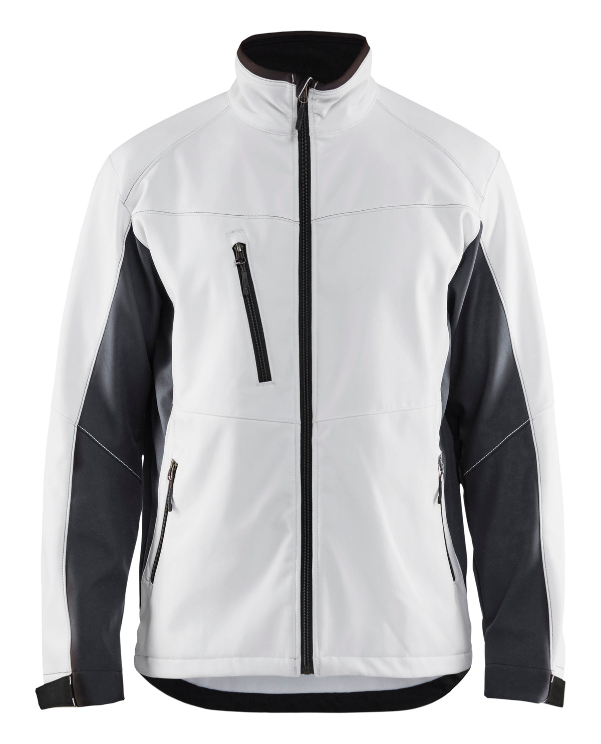 Softshell Jack 4950 - Wit/Donkergrijs