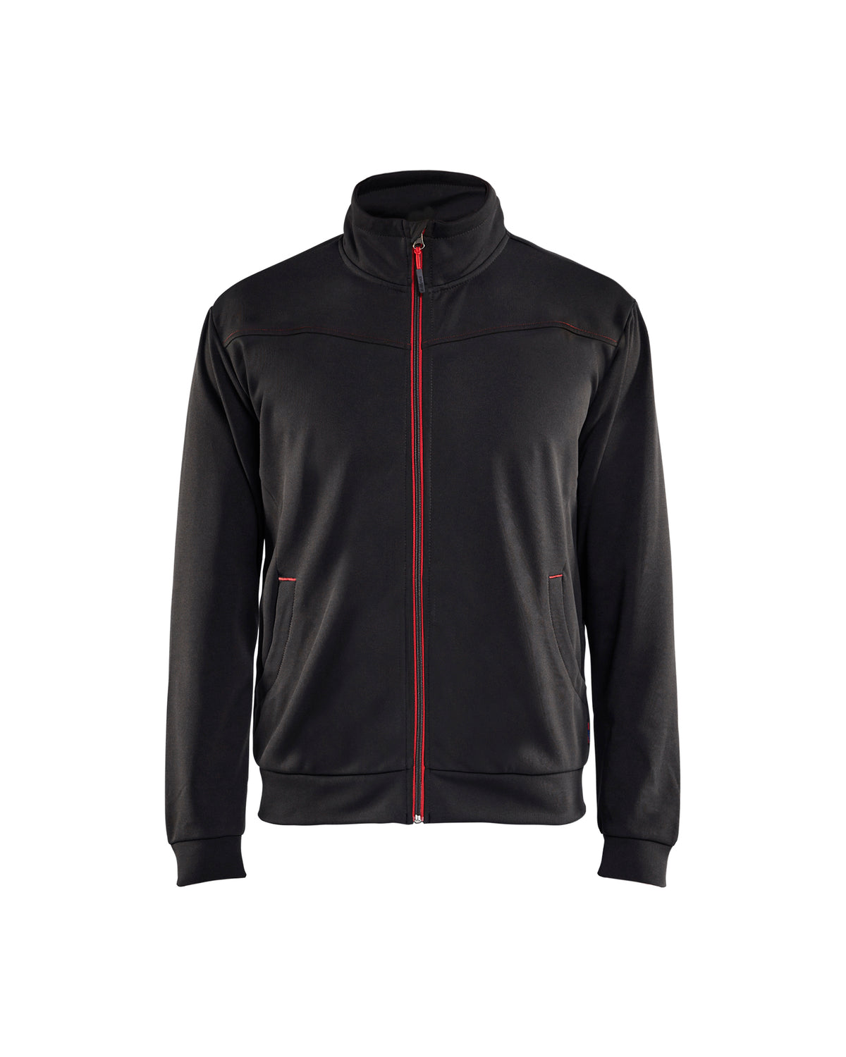 Sweatshirt met rits 3362 - Zwart/Rood