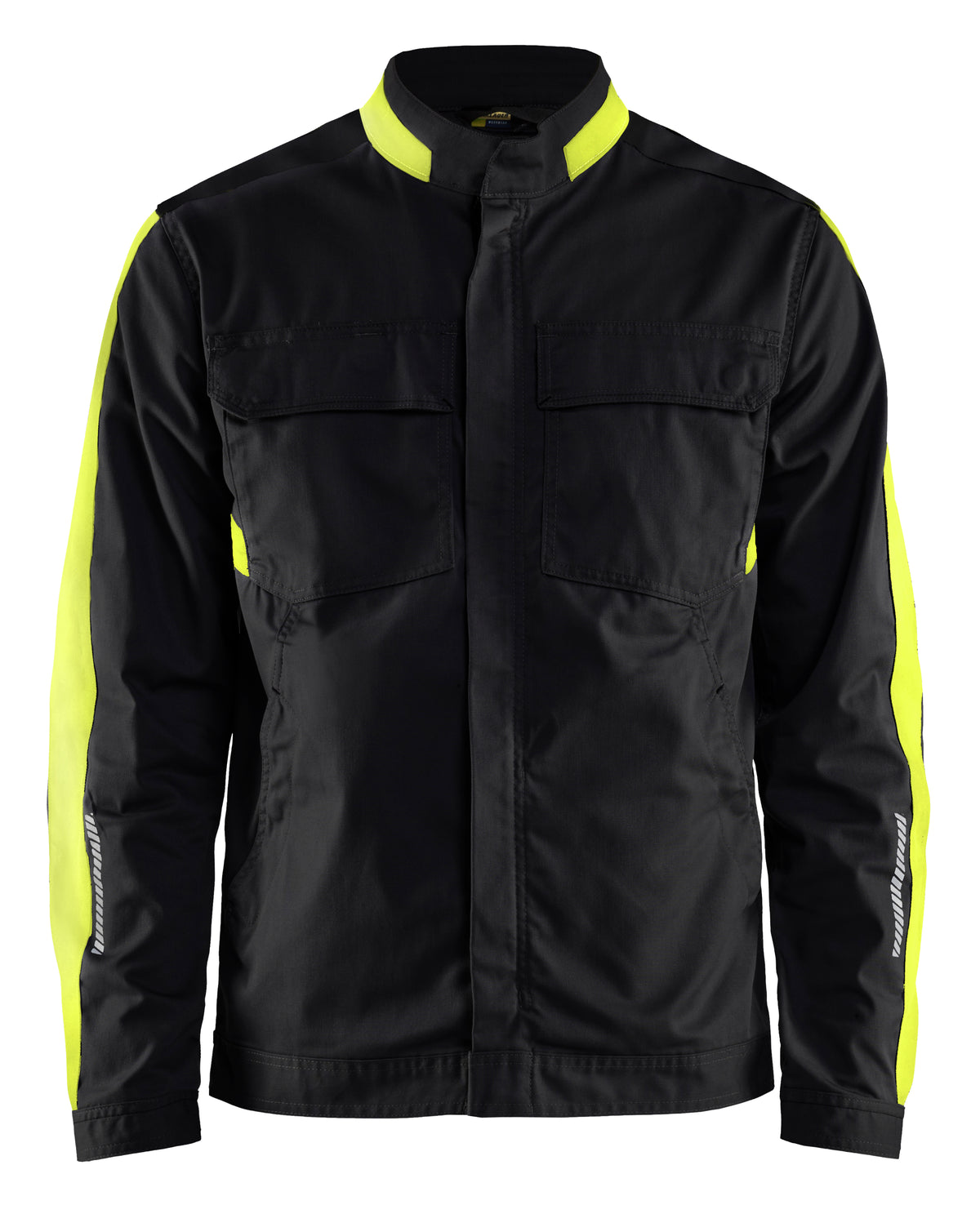Industriejack Industrie 4444 - Zwart/High Vis Geel