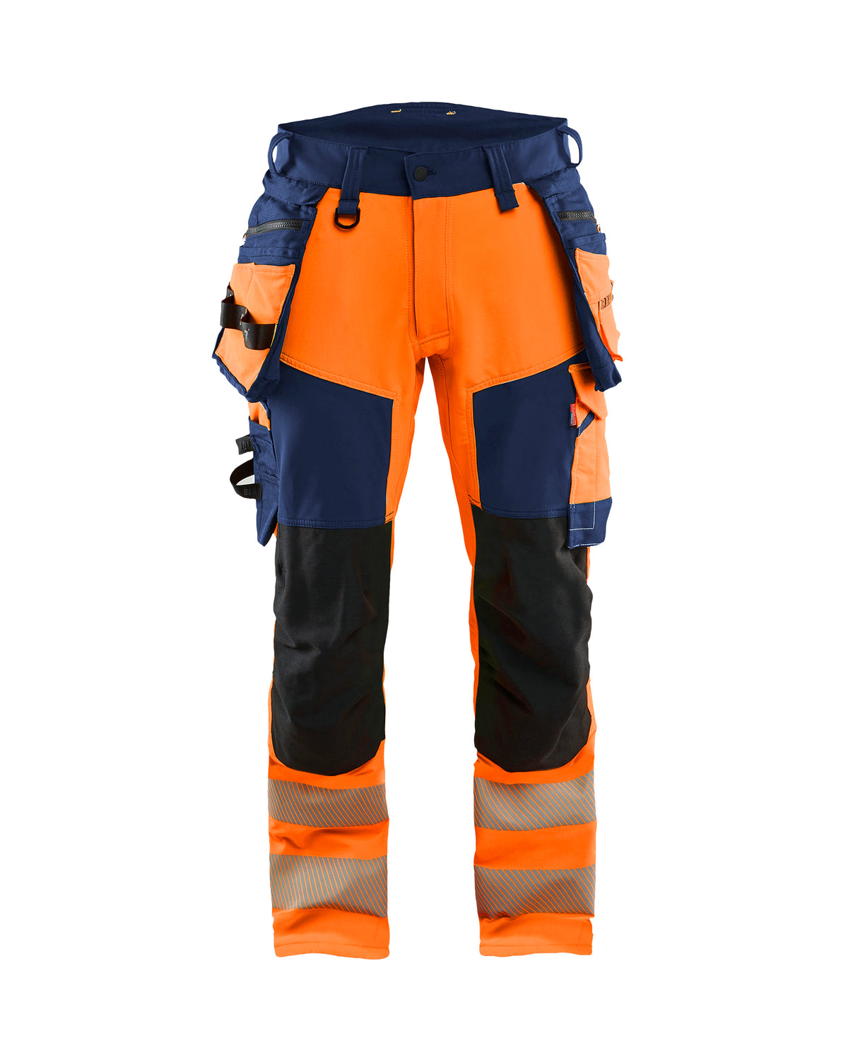 Werkbroek High-Visibility 1122 - High Vis Oranje/Marineblauw