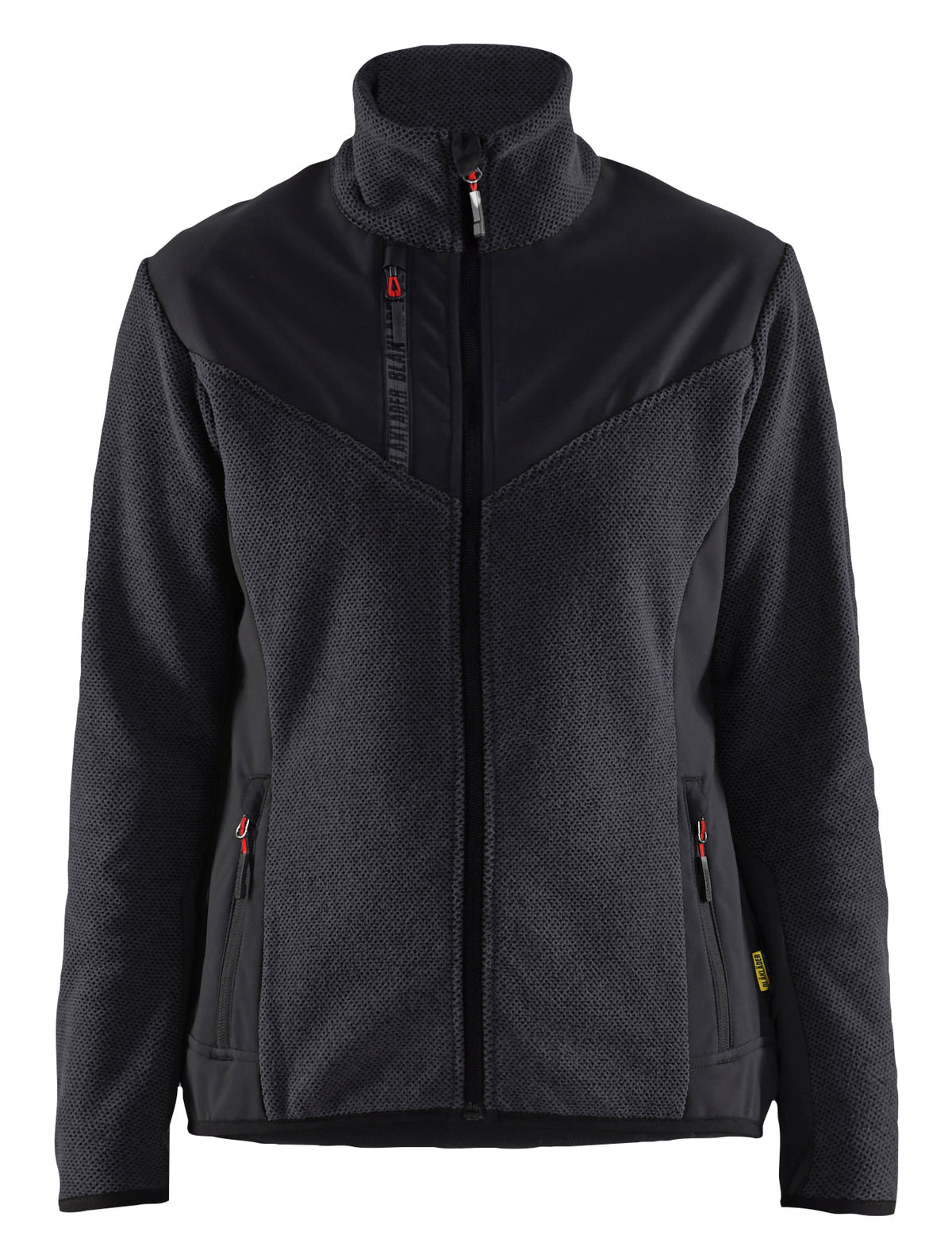 Gebreid Vest Dames 5943 - Donkergrijs/Zwart