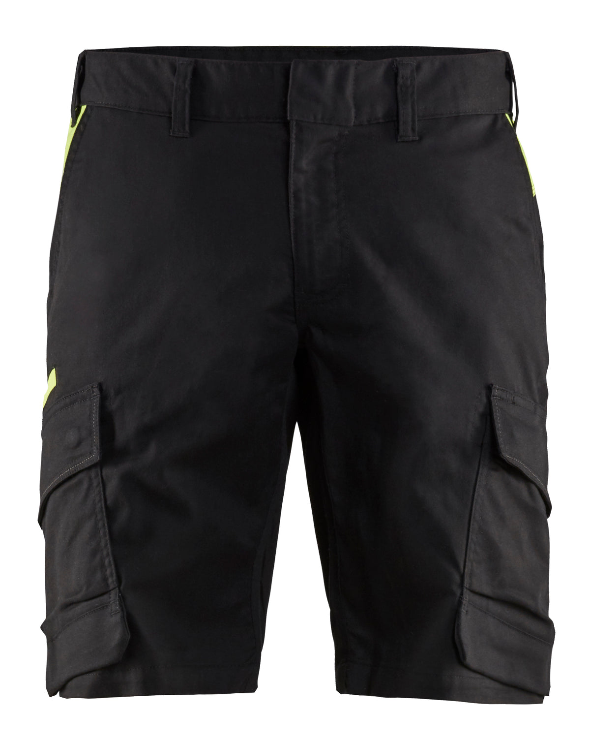 Short Industrie 1446 - Zwart/High Vis Geel