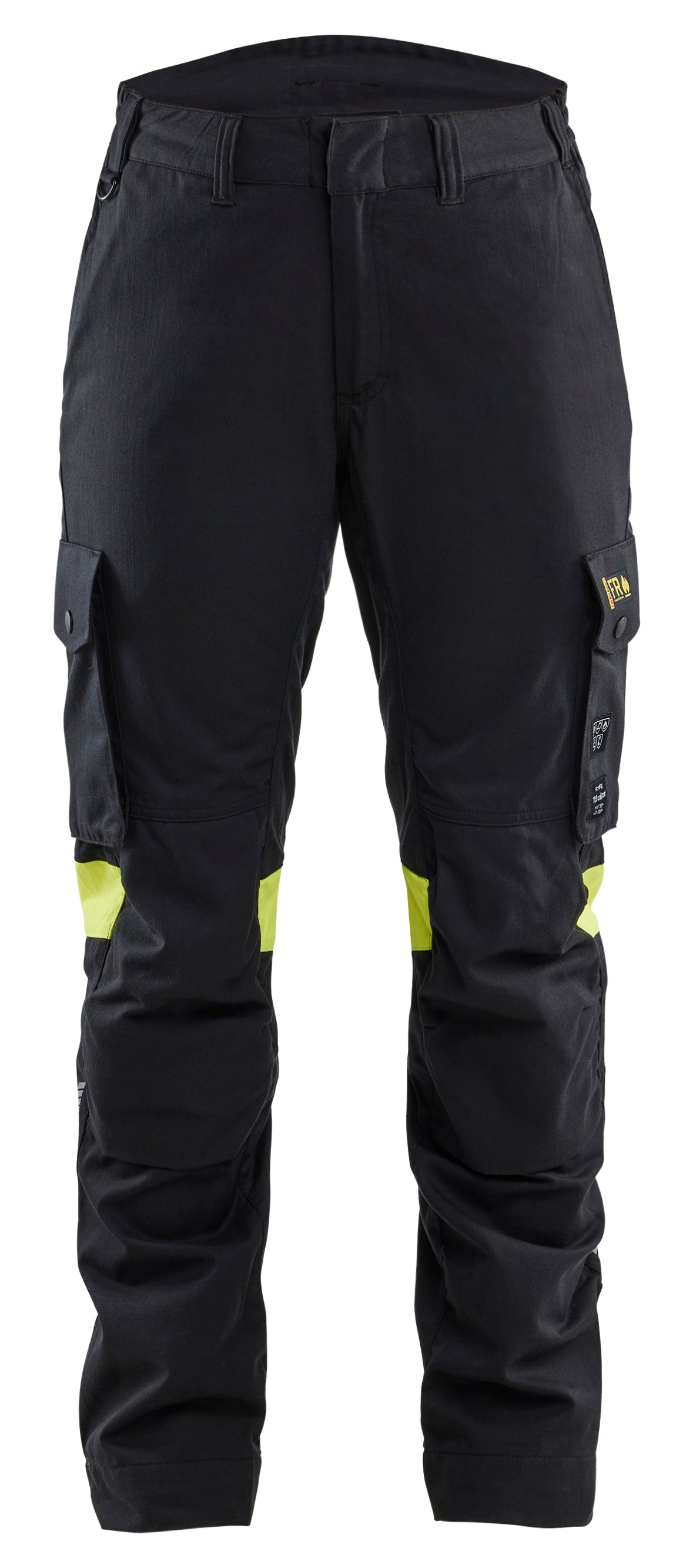 Werkbroek Multinorm Dames 7107 - Zwart/High Vis Geel