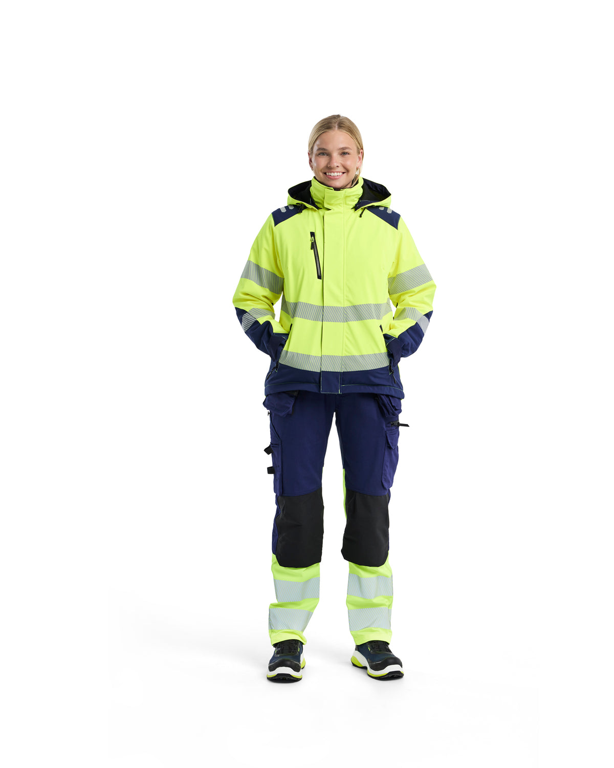 Softshell Winterjas High-Visibility 4401 Dames