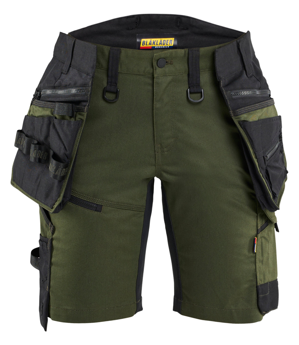 Short STRIKER Dames - Donker herfstgroen/Zwart