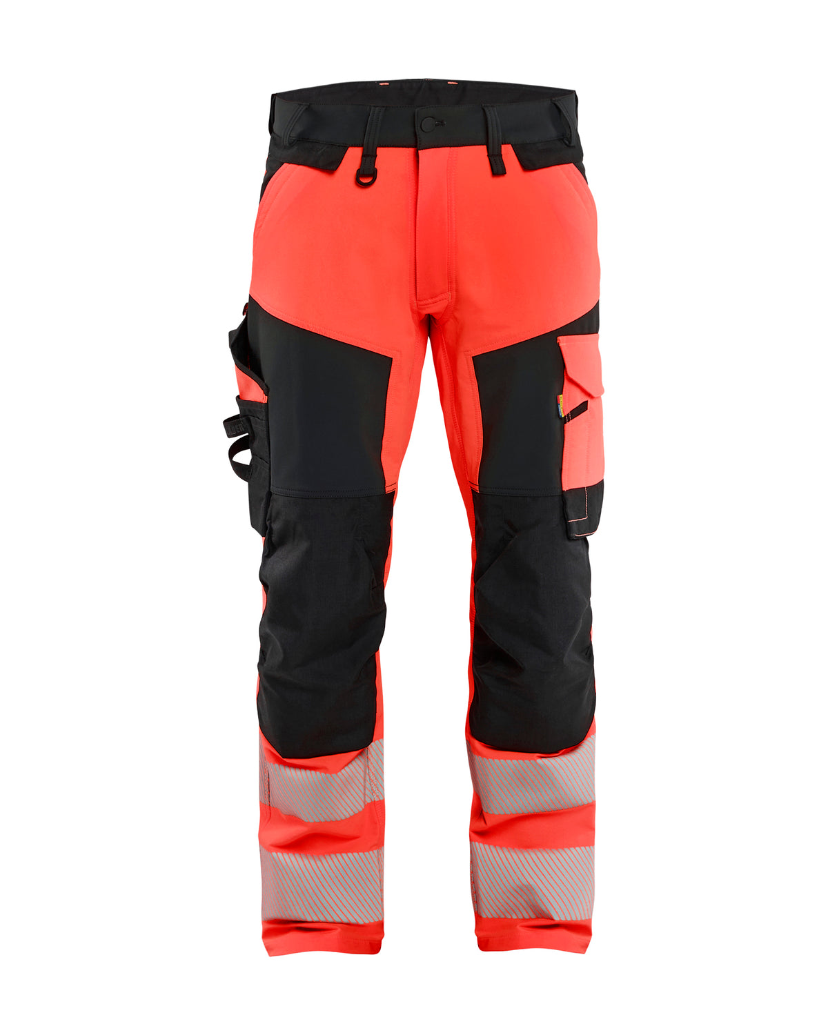 Werkbroek High-Visibility 1124 - High Vis Rood/Zwart