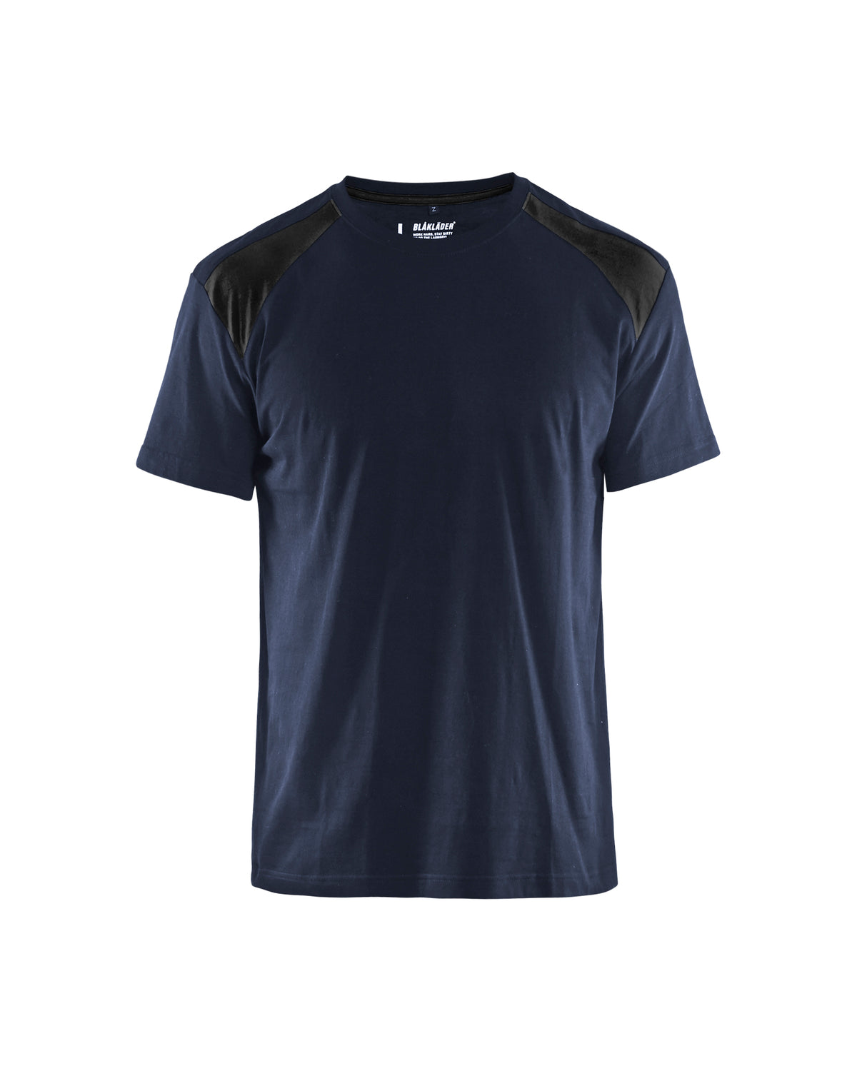 T-shirt Industrie 3379 - Donker marineblauw/Zwart