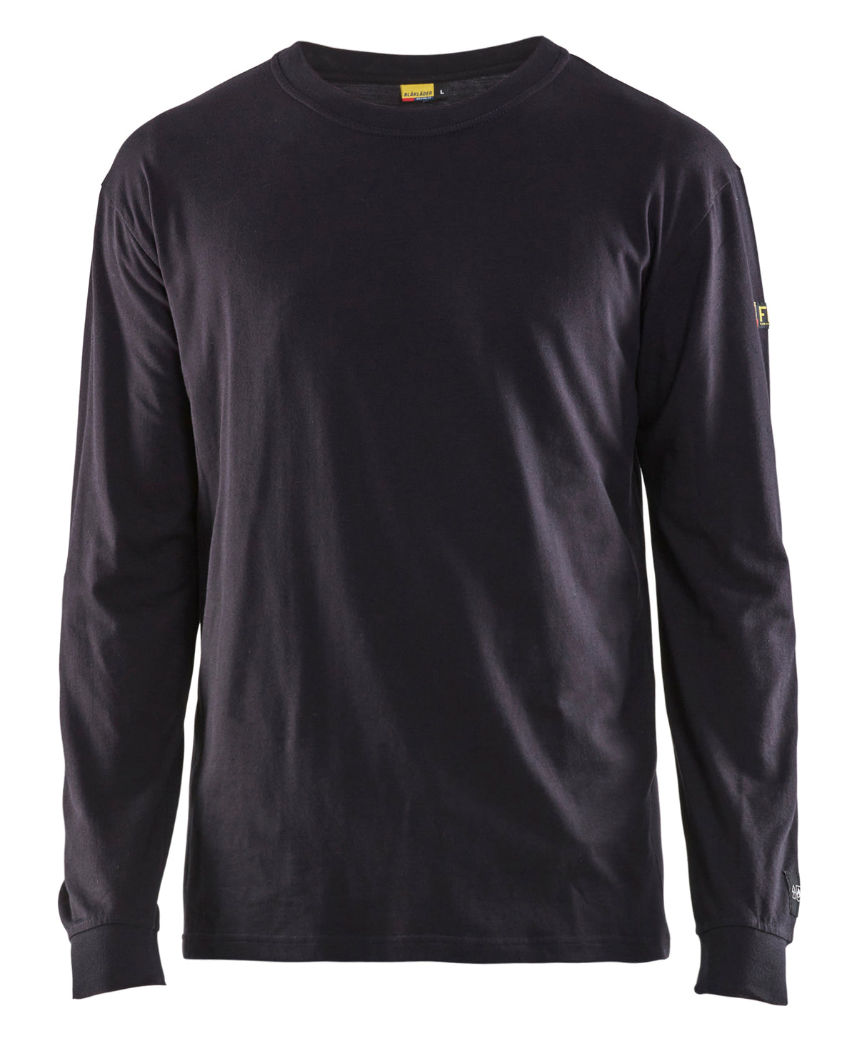 T-shirt Lange Mouwen Vlamvertragend Inherent 3483 - Marineblauw