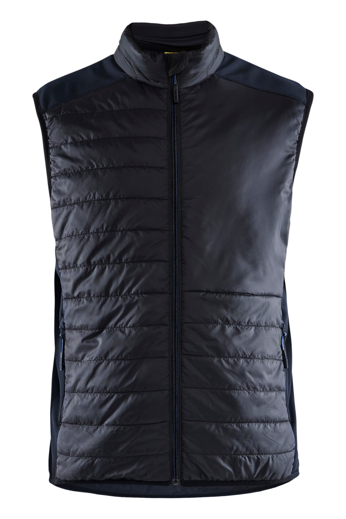 Gevoerde bodywarmer 3863 - Zwart/Donker marineblauw