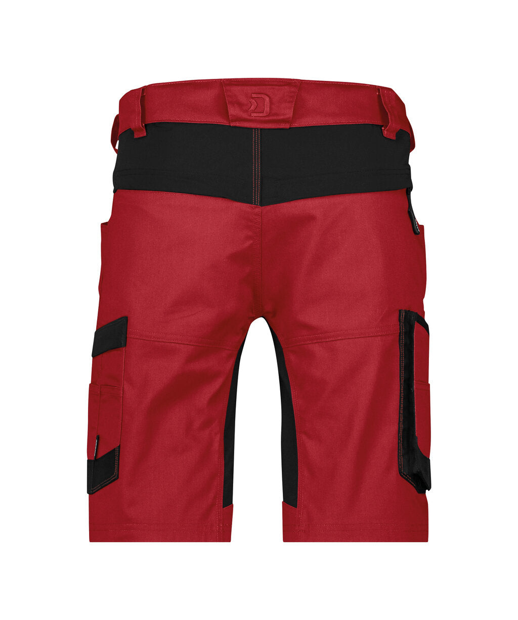 Werkshort Axis Next - Rood/Zwart