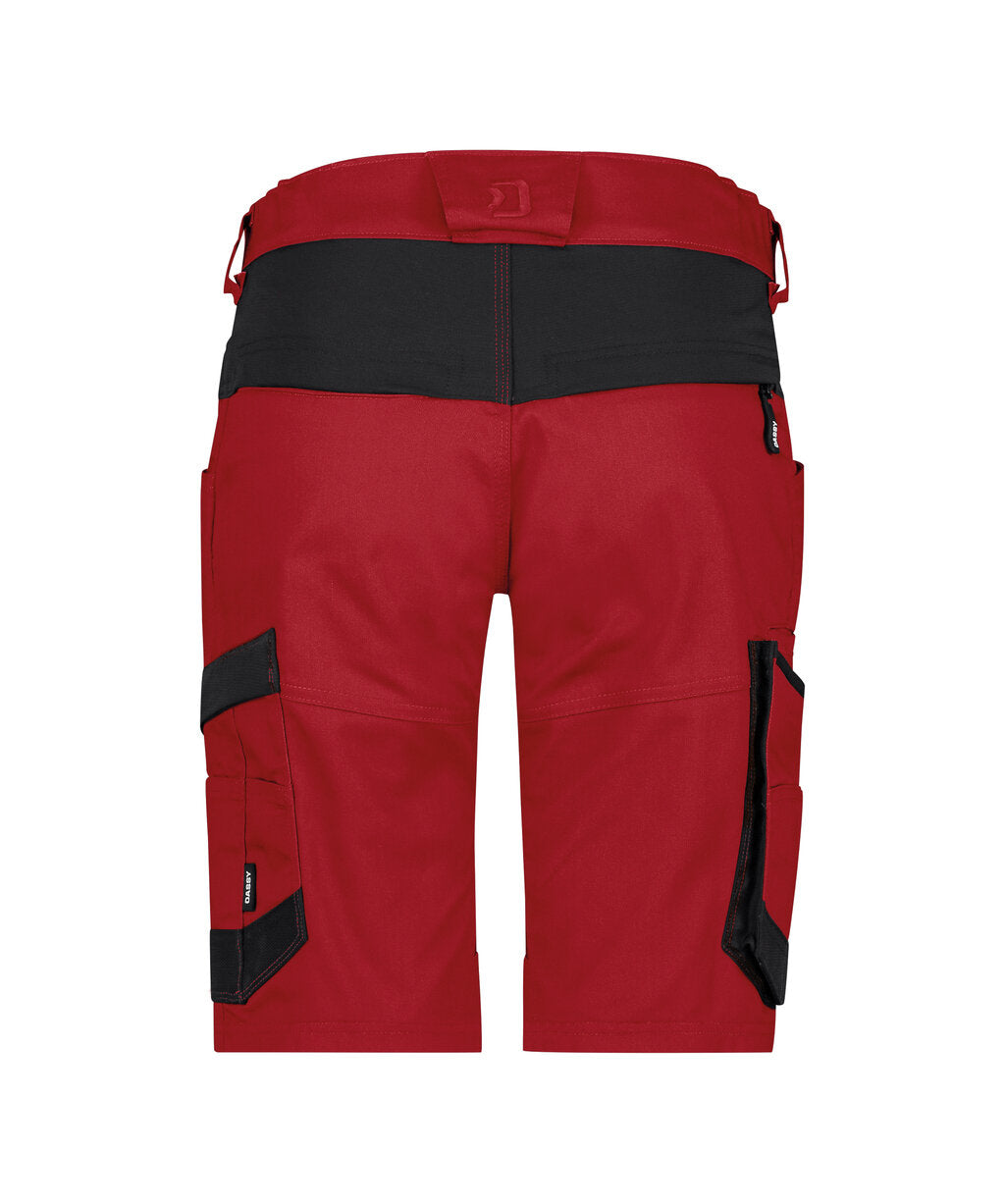 Werkshort Axis Next Dames - Rood/Zwart
