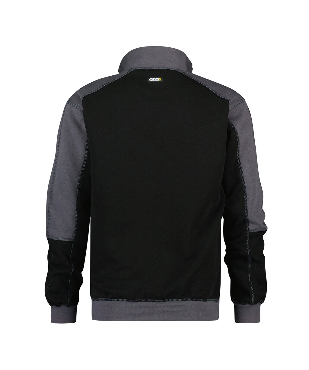 Sweater Basiel - Zwart/Cementgrijs