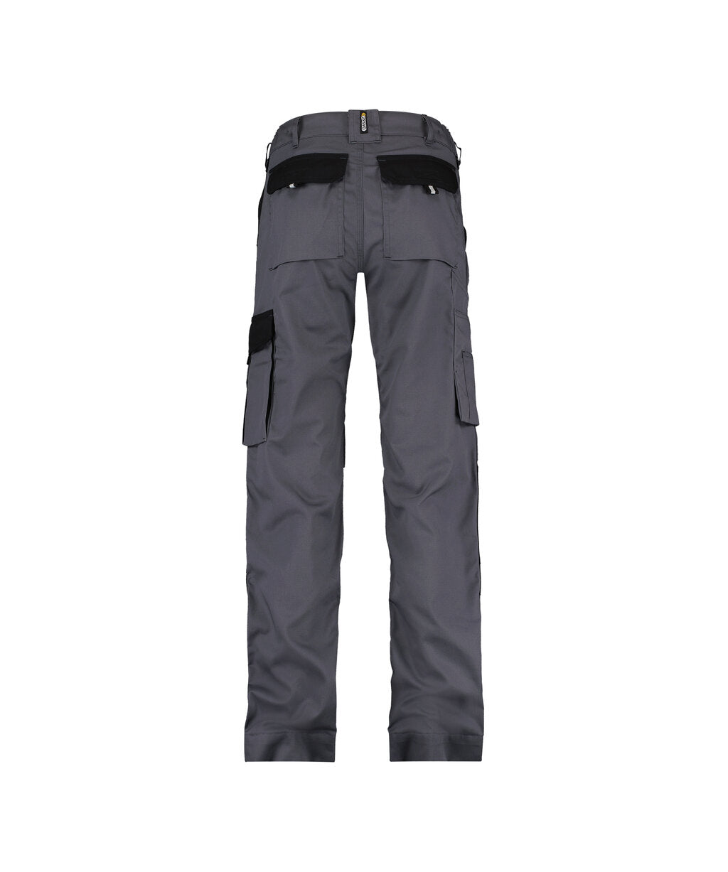 Werkbroek Boston Dames - Cementgrijs/Zwart