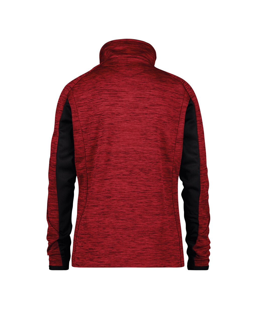 Midlayervest Convex Dames - Rood/Zwart