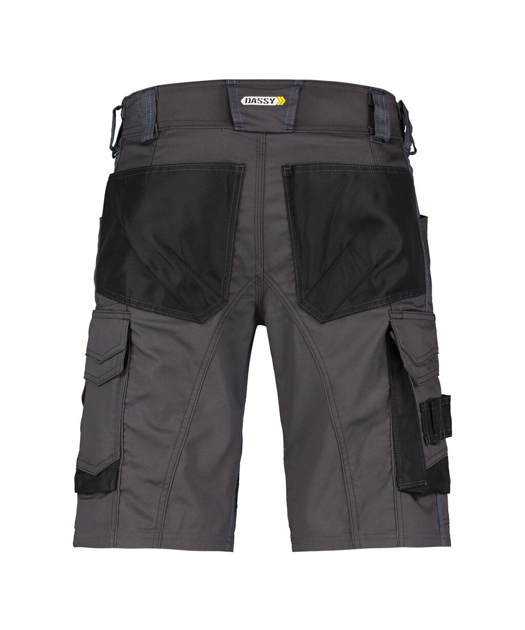 Werkshort Cosmic - Antracietgrijs/Zwart