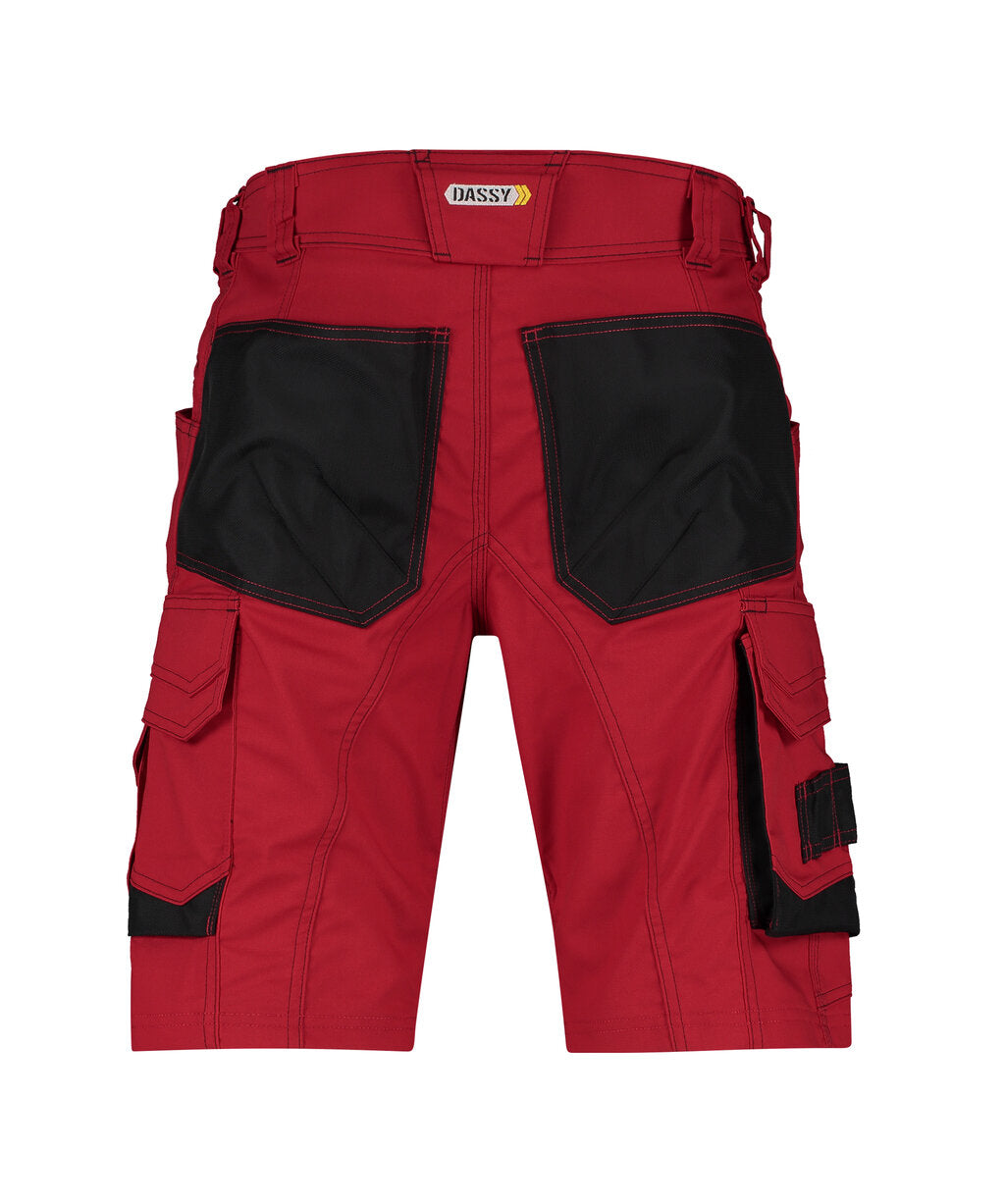Werkshort Cosmic - Rood/Zwart