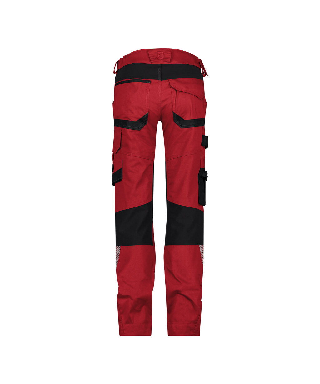 Werkbroek Dynax Next Dames - Rood/Zwart
