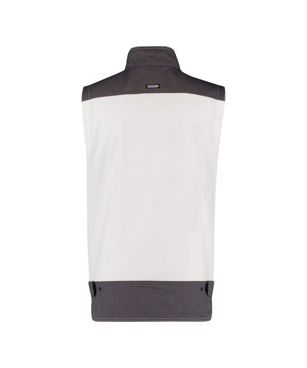 Bodywarmer Faro - Wit/Cementgrijs