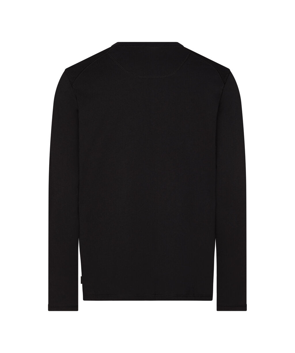 T-shirt met lange mouwen Fund - Zwart