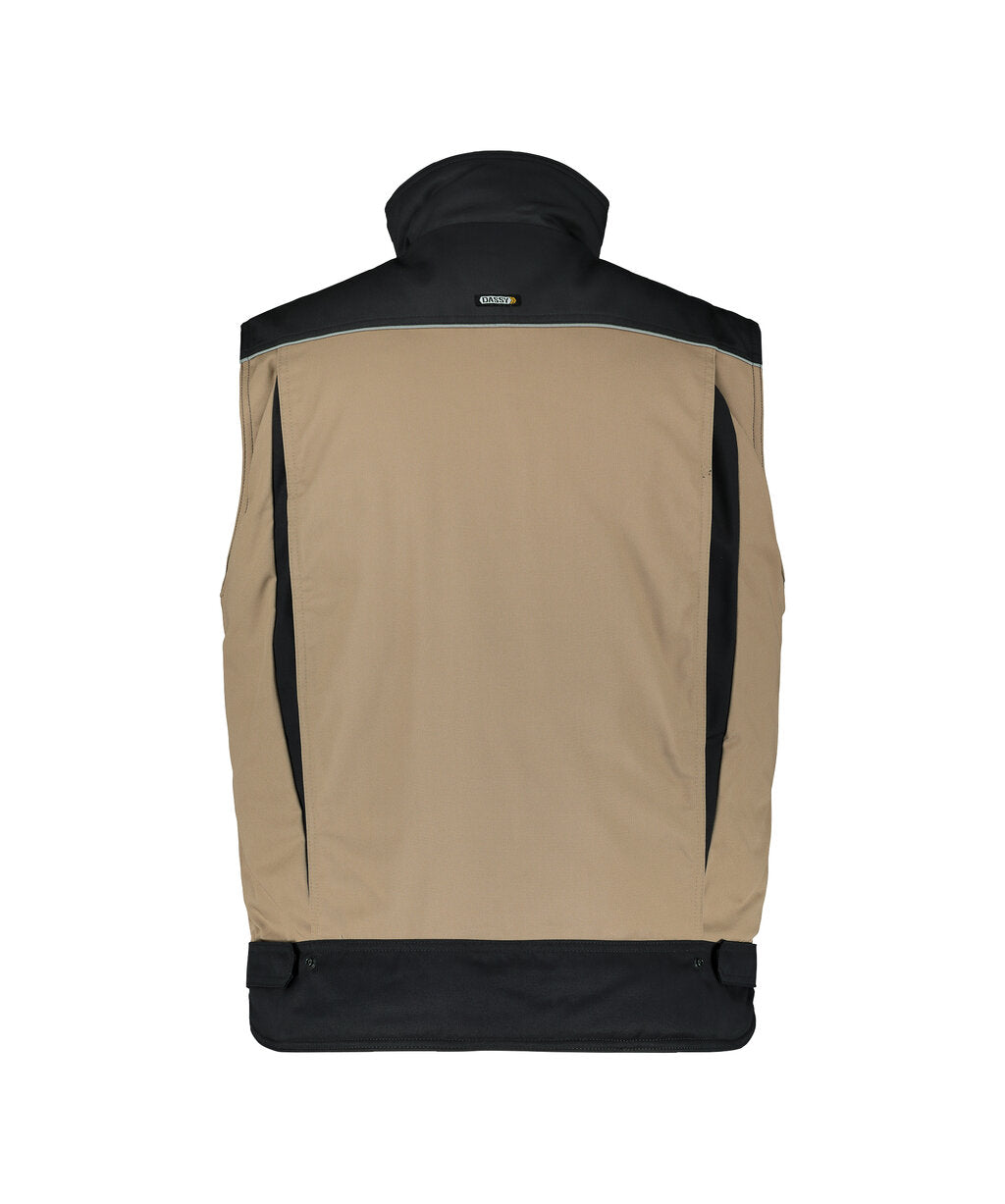 Bodywarmer Hulst - Beige/Zwart