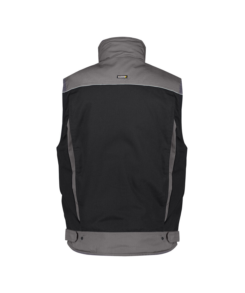 Bodywarmer Hulst - Zwart/Cementgrijs